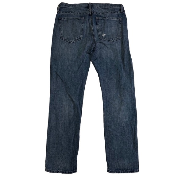 Gap Sexy Boyfriend Jeans Size 26R Blue Relaxed Fit Classic Blue Wash NWOT - Picture 2 of 9